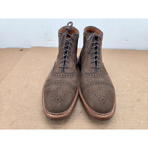 Allen Edmonds Hamilton Nubuck Weatherproof Oxford Dress Boot Brown 5125 Sz 10D main image 4